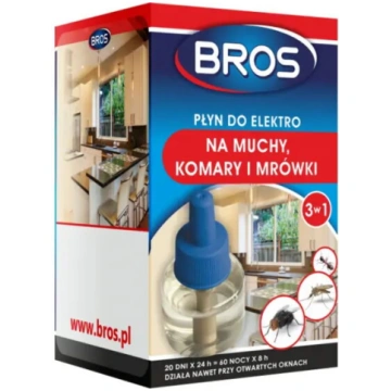 Šķidrums elektrofumigatoram BROS — pret mušām, odi