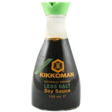 Sojas mērce KIKKOMAN (mazāk sāls) 150ml DISP