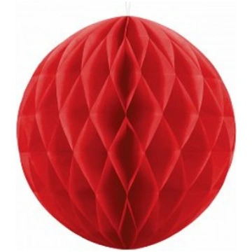 Dekoratīvās aplis, Sarkans, (10 cm) PartyDeco BP-5