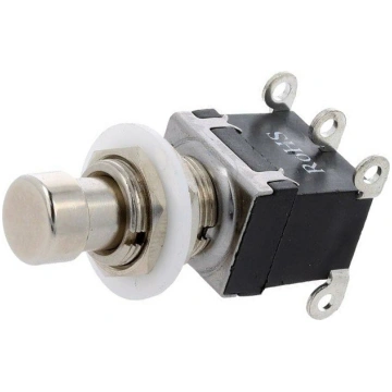 Switch: push-button; Pos: 2; DPDT; 1A/250VAC; (ON)