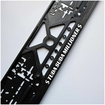 $ TUDA SUDA MILLIONER $ - European License Plate F
