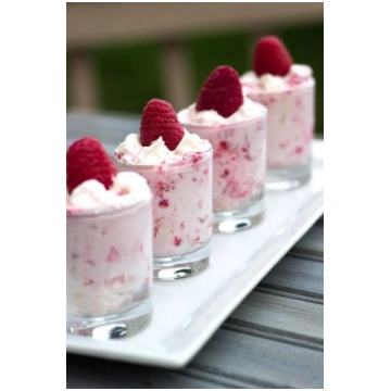 AVEŅU, ZEFĪRA, PUTUKRĒJUMA DESERTS GLĀZĪTĒ