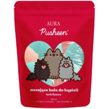PUSHEEN_Bath Fizzers Putojošas vannas bumbiņas Jui