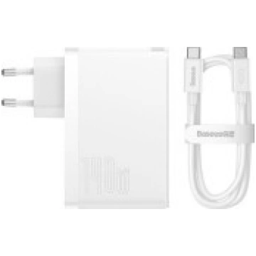 Baseus lādētājs sienas GaN5 Pro PD 140W 2x USB-C 1