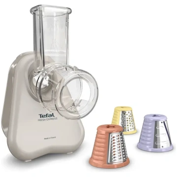 TEFAL Fresh Express elektriskā dārzeņu rīve, gaiši
