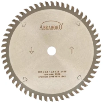 Ripzāģa ripa PREMIUM ar TCT zobiem ABRABORO® 184x2