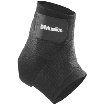 Ankle Support With Straps Mueller Black #000000