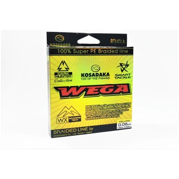 Pītā aukla Kosadaka "Wega" yellow 150m - 0.08mm
