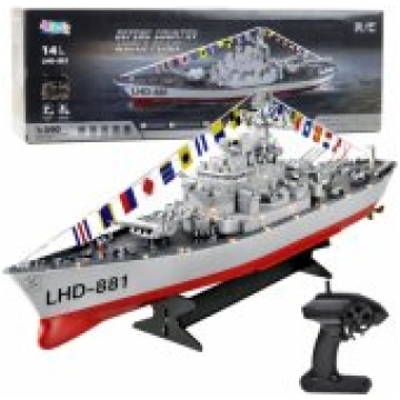LEAN Toys RC Aircraft Carrier Warship Remote Contr