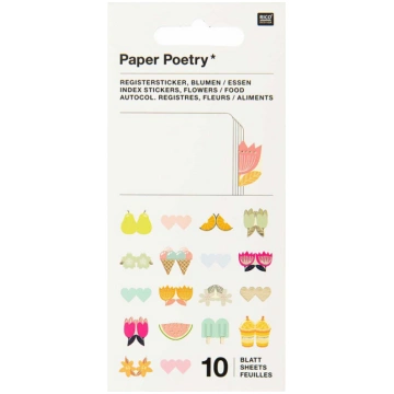 Uzlīmju grāmata Index, Flowers, 10 loksnes
