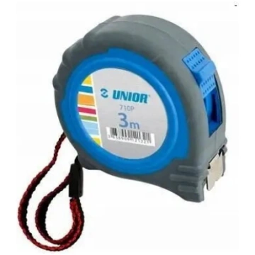 Mērjosla Unior 5 m × 19 mm — sarullējama tērauda l
