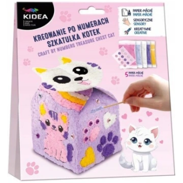 Kidea "kotek" kastīšu veidošana pēc cipariem: masa