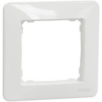 Sedna w/fr Frame 1 gang White Schneider Electric