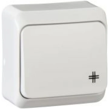 Krusta slēdzis V/A balts Prima WDE001070 | 5904093