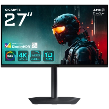 GIGABYTE MO27U2 OLED 4K UHD Gaming Monitor - 3840 