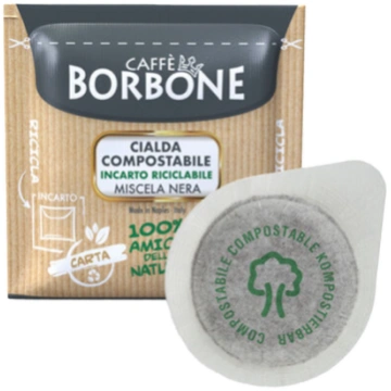 Caffè Borbone 50 cialde ESE44 con filtro in carta 