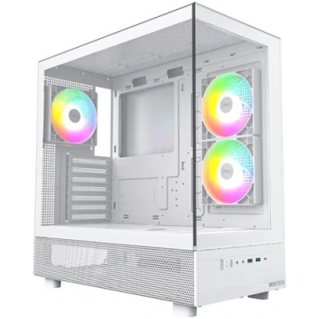 Montech XR Midi-Tower, Tempered Glass - white