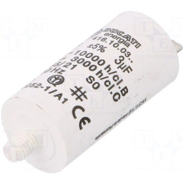 Capacitor: polypropylene | motors, run | 3uF | 425
