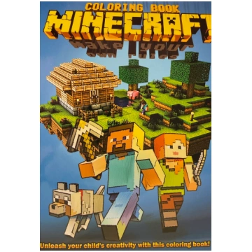 Minecraft Krāsojamā Grāmata Bērniem - 48 Lapas Rad