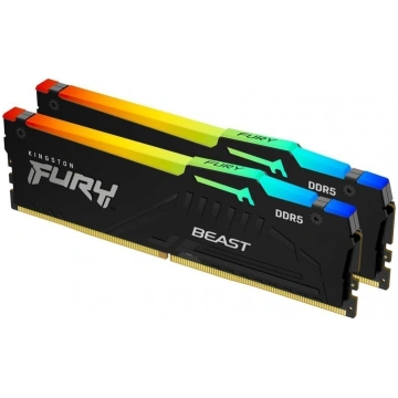 Pamięć Kingston Fury Beast RGB, DDR5, 32 GB, 6000M