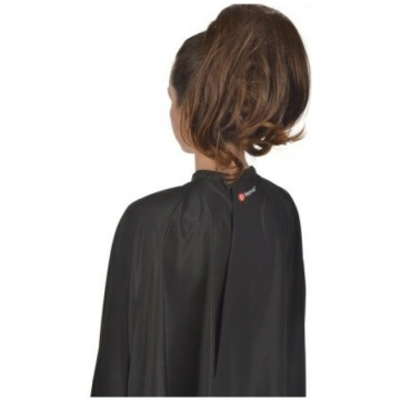 Upgrade Charme - Cutting cape with sleeves - black