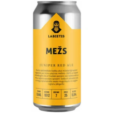 Alus Mežs 5.5% 0.44l CAN, Labietis