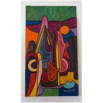 SOLD Rufus Ogundele, The Shephard, 1991