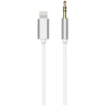 AUX Lightning to 3.5mm (male) cable, white