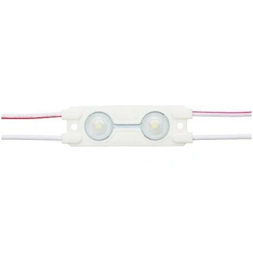 LED modulis 12V 0.48W 2 x SMD2835, IP67 šaltia bal