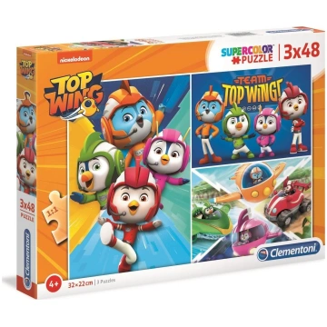 Clementoni Puzzle 3x48el Ptasia Akademia 25241 p6