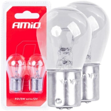 Halogen spuldze P21/5W BAY15D 12V 2pcs blister (03