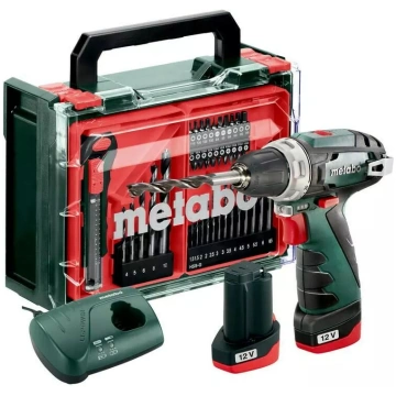Bezvadu skrūvgriezis Metabo PowerMaxx BS Basic Set