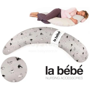 La Bebe™ Moon Maternity Pillow Art.7791 Grey Cats 