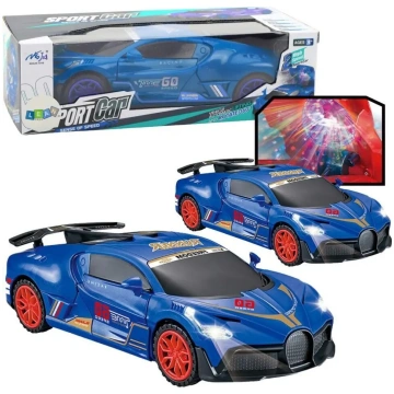 LEANToys rotaļlieta-auto ar šķēršļu sensoru bumbu,