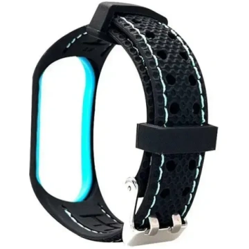 Beline sporta siksna Mi Band 7 melna/zila
