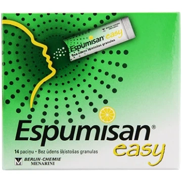 Espumisan Easy granulas, 14 paciņas