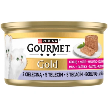 PURINA Gourmet Gold Kitten Veal mousse - wet cat f