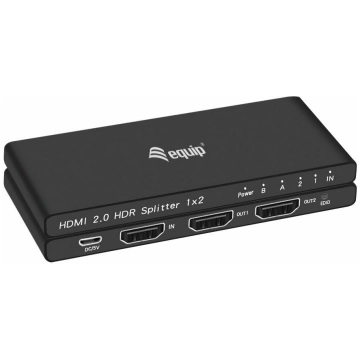 Equip Equip HDMI Splitter 2.0 2 Port Ultra Slim 4K