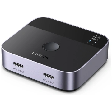 USB-C slēdzis 4K 60Hz (2 USB-C ievadi -> HDMI izej