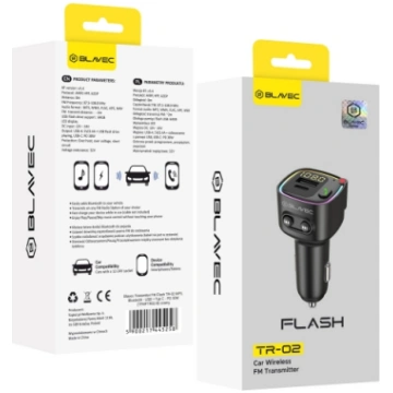 OEM Blavec FM Transmitter Flash TR-02 MP3, Bluetoo
