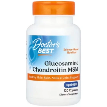 DOCTOR"S BEST glikozamīns + hondroitīns + MSM (120