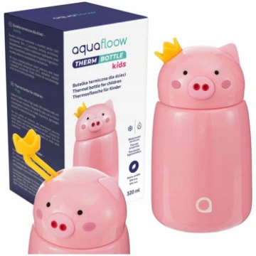 Bērnu pudele termoss 320 ml termoss ceļojuma cūciņ