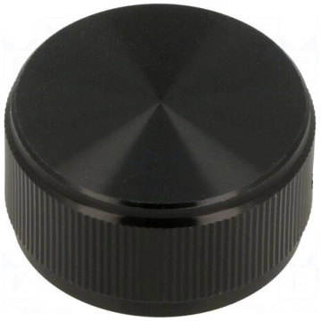 Knob | with pointer | aluminium | Øshaft: 6.35mm |