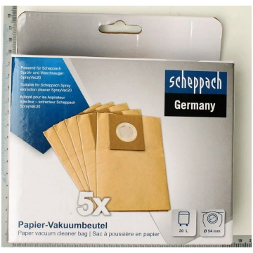 Putekļu sūcēja maiss Scheppach SprayVac20, 20 l