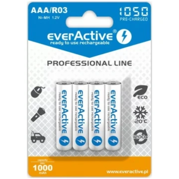 Uzlādējamas Ni-MH baterijas everActive AKAAA.eA.PL