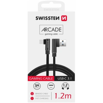 Swissten Pītais L Tipa Universāls Quick Charge 3.1
