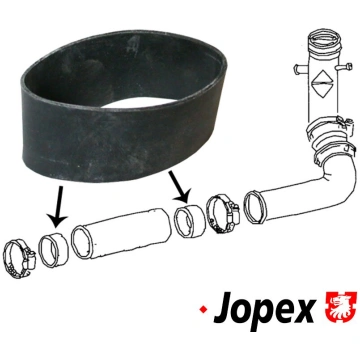 Gasket for fuel filler pipe VW
