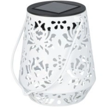 PROGARDEN Dārza laterna solāra 13cm, balta