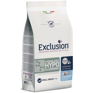 Exclusion monoprotein veterinary diet formula hydr