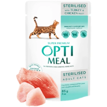 Optimeal - konservi kastrētiem kaķiem un sterilizē